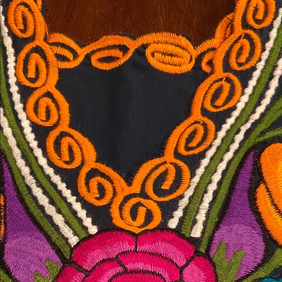 Authentic Handmade Mexican Blouse - Picture 6 of 8